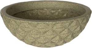 Vaso Cuia Bacia P/plantas Diamante 3d Luxo Jardim Varanda (Cimento) 1 Vaso Cuia Bacia P/plantas Diamante 3d Luxo Jardim Varanda (Cimento)