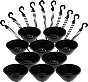 Kit 10 Vasos Cuia 21+10 Alça Haste Para Pendurar Vasos Plantas Orquídeas Jardinagem Interna Externa 1 Kit 10 Vasos Cuia 21+10 Alça Haste Para Pendurar Vasos Plantas Orquídeas Jardinagem Interna Externa