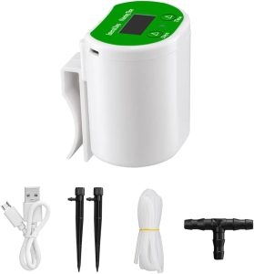 Sistema de rega automática Dispositivo de rega temporizado Kit de irrigação por gotejamento para terraço jardim para plantas em vasos rega de férias