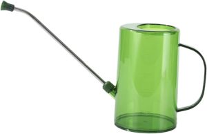JISADER Regador com Alça Ergonômica de 34 Onças com Bico Longo Removível, Regador de Plantas, Bico Longo, Lata de água para Ambientes Internos, Jardim, Flores, Verde