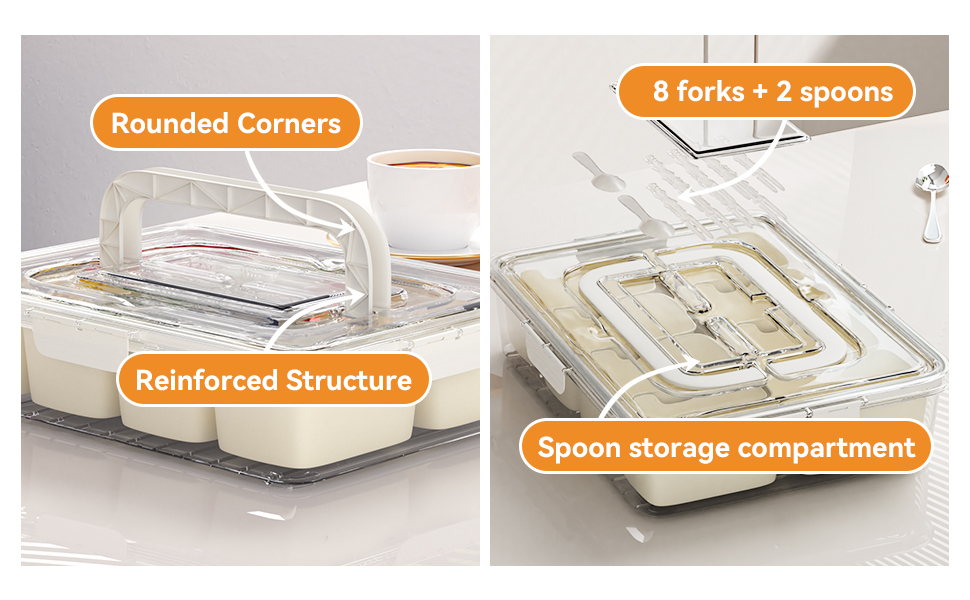Recipiente para Snackle Box