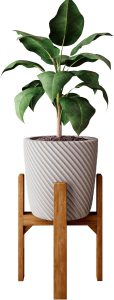Suporte Tripé Madeira para Vaso 40cm