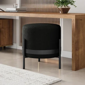 1751091814_Puff-STEEL-Redondo-Tecido-Boucle-Cor-preto-Base-Metal-Preto