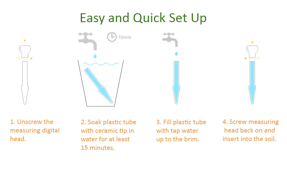 configuração do medidor de umidade digital