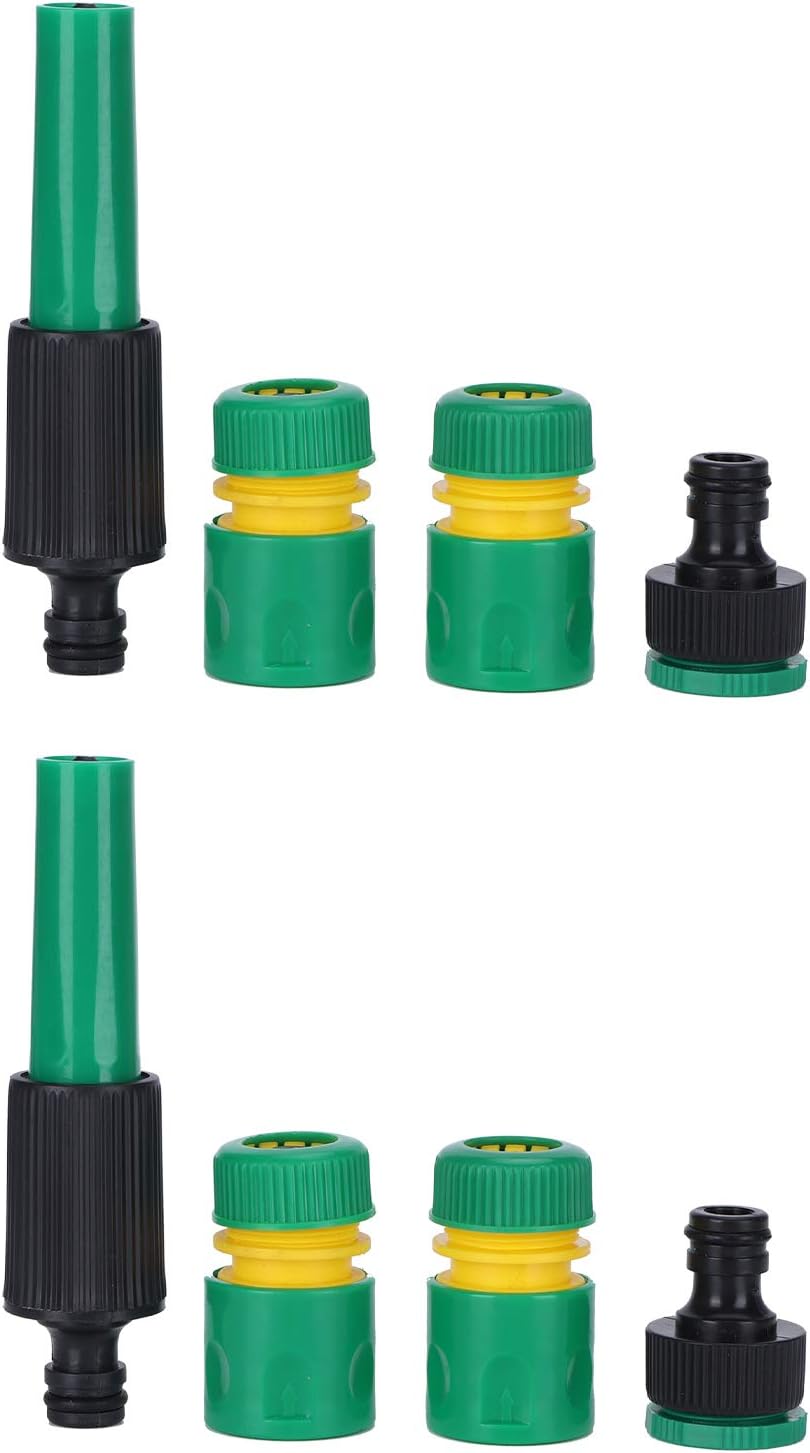 2 Set G1/2 Tubo de Mangueira Água Pulverizador Conector Conjunto de Alta Qualidade Plástico ABS Quick Connect Leakproof Jardim Irrigação Montagem para Jardim Rega Ao Ar Livre Car 1 2 Set G12 Tubo de Mangueira Agua Pulverizador Conector Conjunto