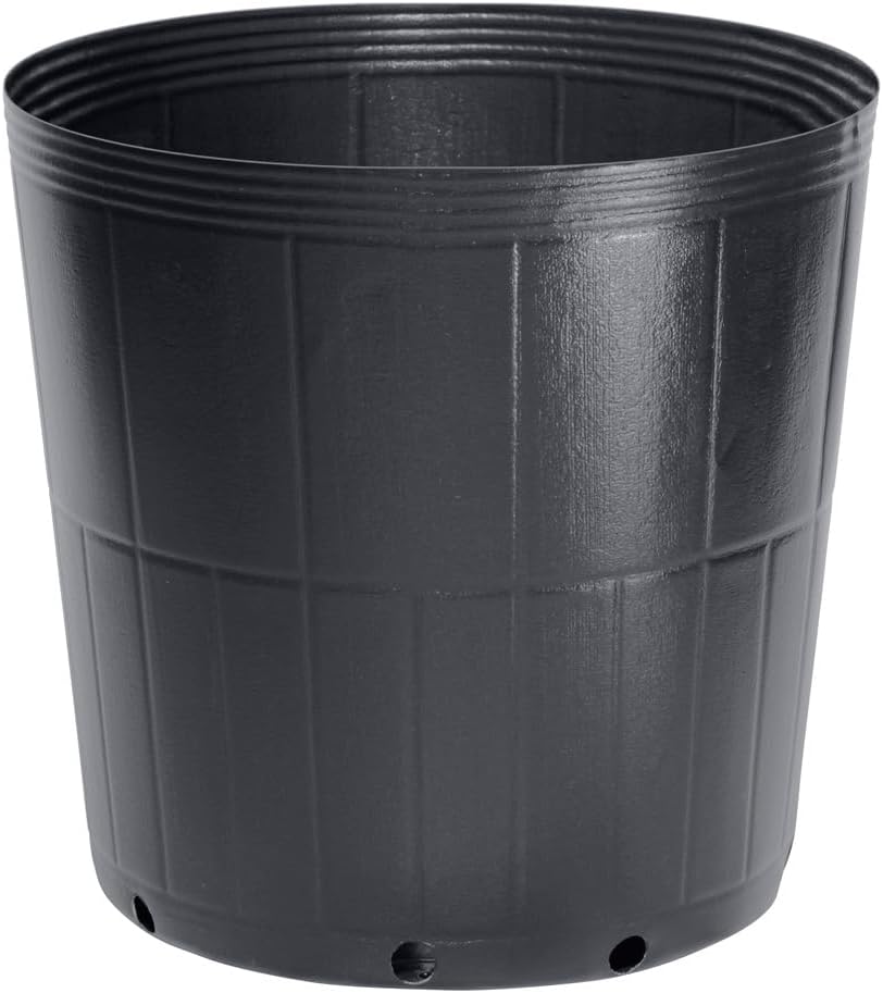 5 Vaso Plastico para Mudas 18 Litros Preto
