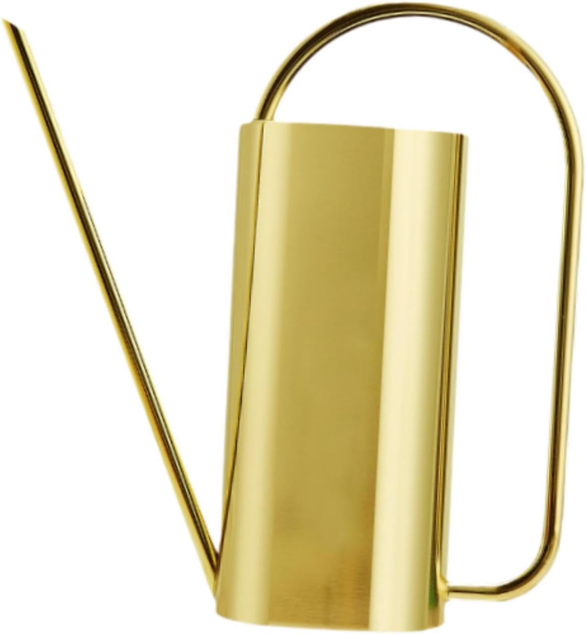 Bothyi Regador de jardim de 50 oz, balde de rega, boca longa, equipamento prático para irrigação interna, regador de plantas para bonsai interno, Dourado 1 Bothyi Regador de jardim de 50 oz balde de rega