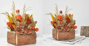 Conheça o arranjo de flores desidratadas que revoluciona a decoração sem manutenção