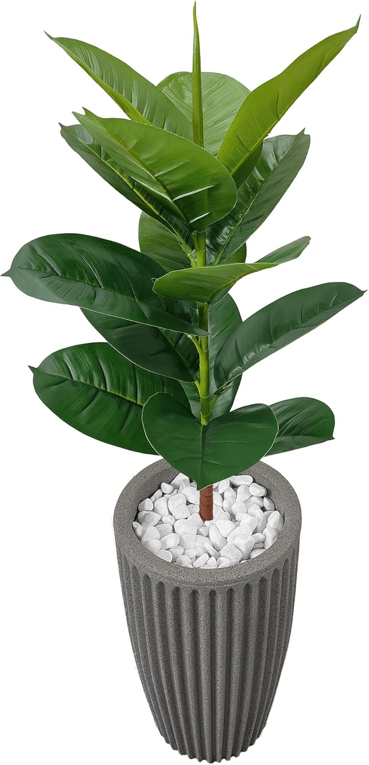 Ficus Lyrata Verde Artificial Figueira Alta Vaso Grande Decoracao Coluna