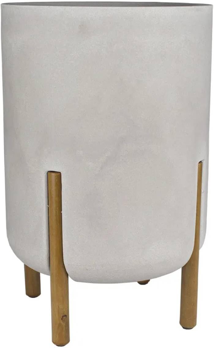 JAPI Vaso Cilindrico Decore 34 28L Cimento Queimado JAPI