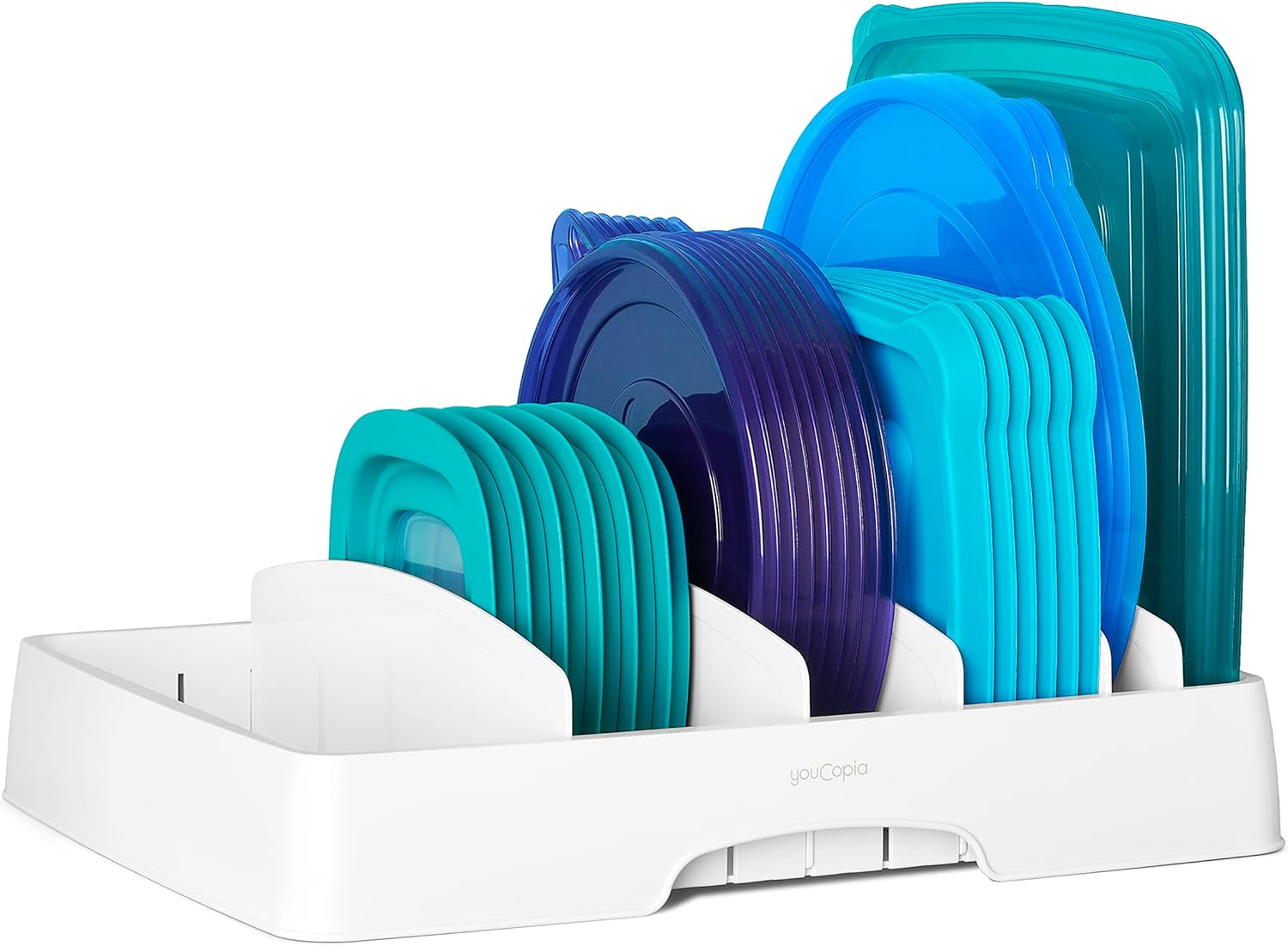 Organizador de tampa para recipiente de alimentos StoraLid YouCopia grande