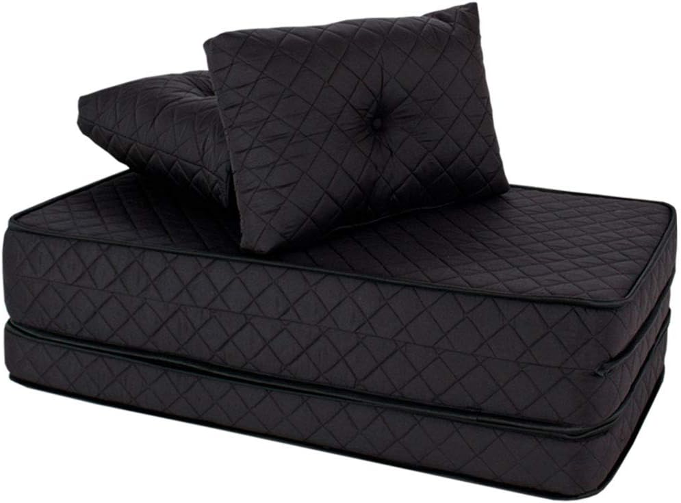 Puff Colchonete DobravelSofa 3 em 1 Travesseiro Casal BF