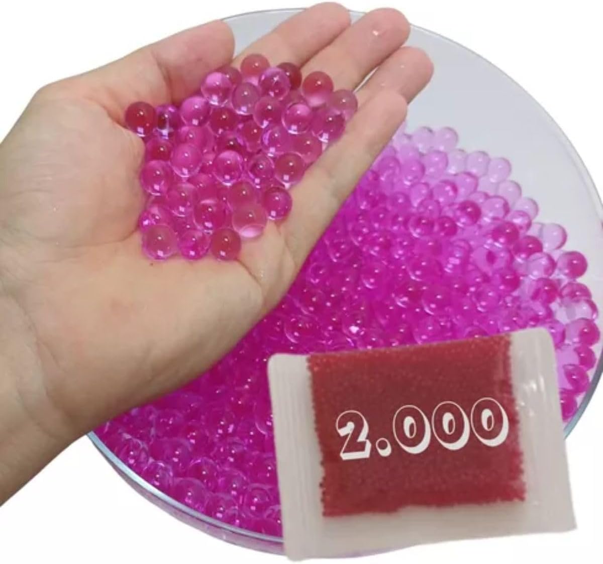 Bolinhas De Gel Cresce Na Agua Decoracao Vaso Plantas 2000