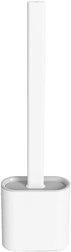 Conjunto de escova e suporte de silicone para vaso sanitario