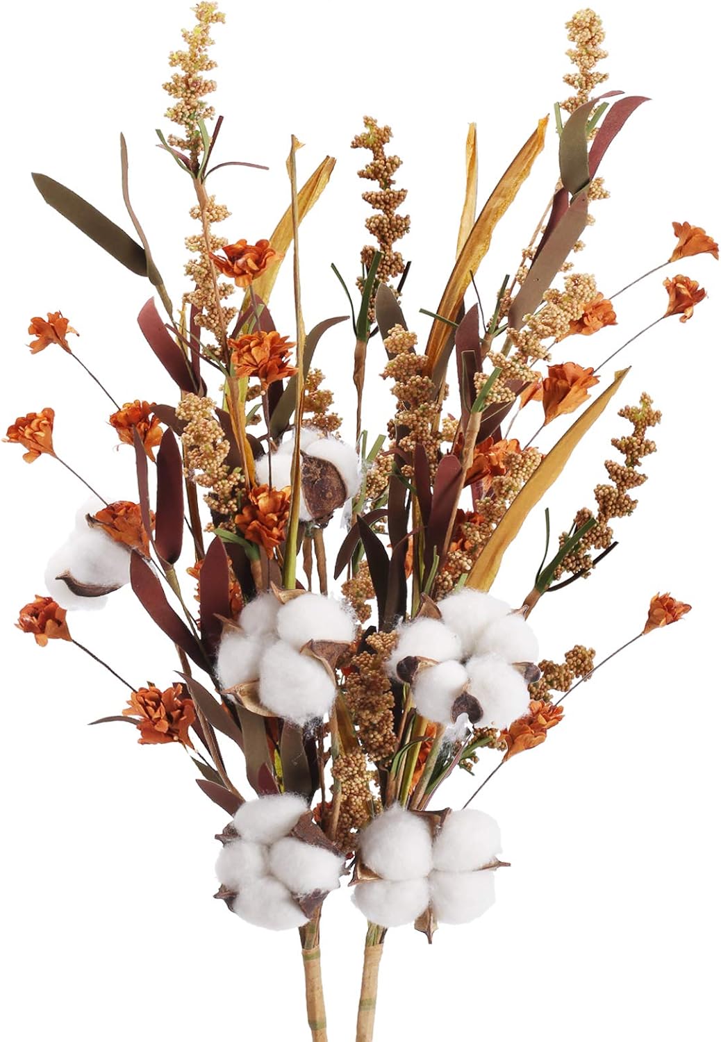 HUAESIN 2 pecas de flores artificiais de outono de 635