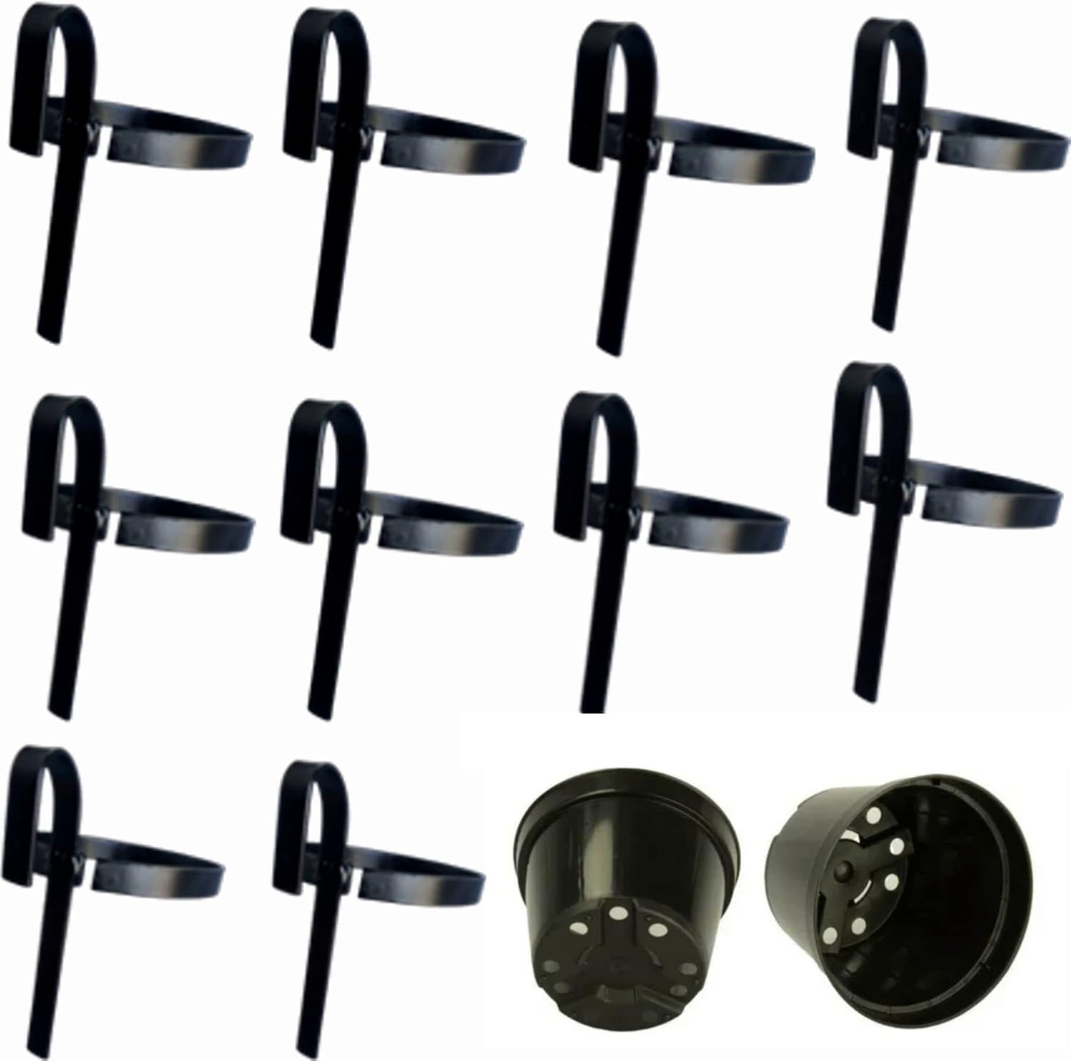 Kit 10 Suportes De Vaso para Flores jardim Vertical pallet