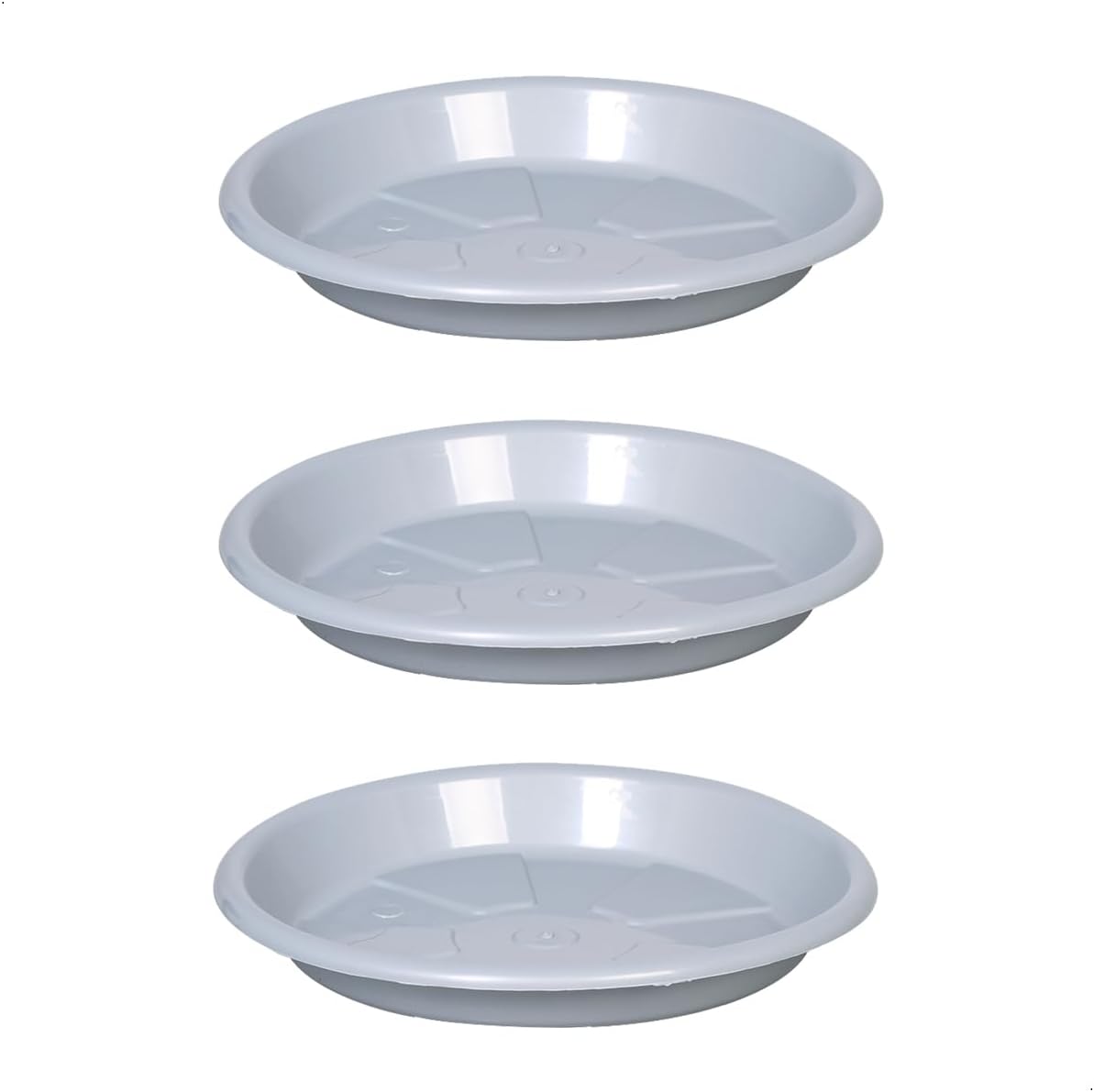 Kit 3 Pratos para Vaso Redondo 40x4cm Home Gourmet –