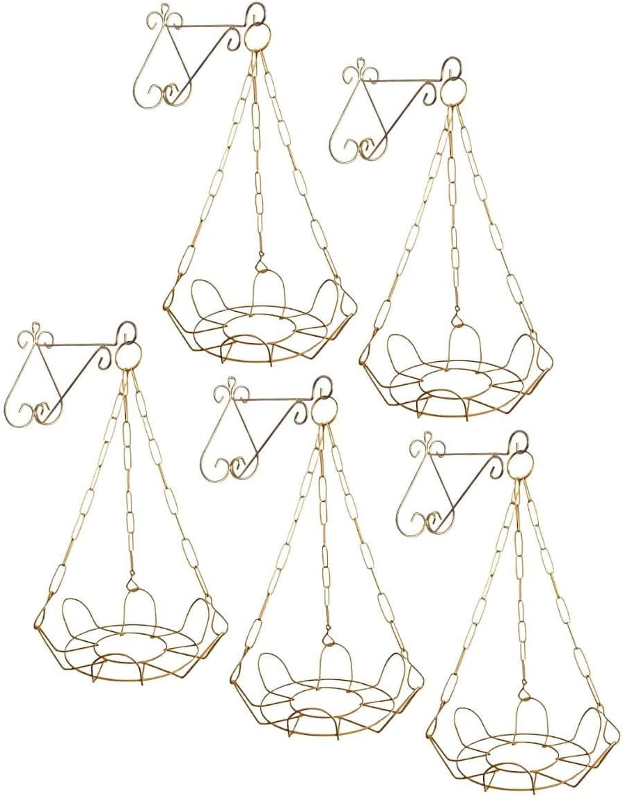 Kit 5 Suporte Margarida Suspenso Completo para Vaso e Planta