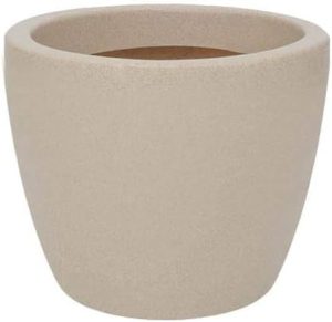 Vasart Malta Vaso de Flores, Granito Areia, 24x20cm, 1 Unidad