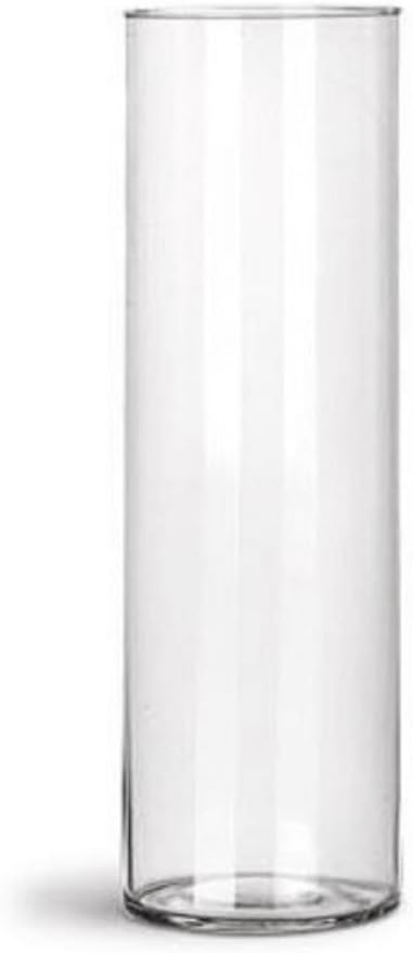 DECO&FLOR, Vaso Tubo Cilindrico vidro 40x14 cm Decoração Festa Cerimônia Casamento 1 DECOFLOR Vaso Tubo Cilindrico vidro 40x14 cm Decoracao Festa Cerimonia