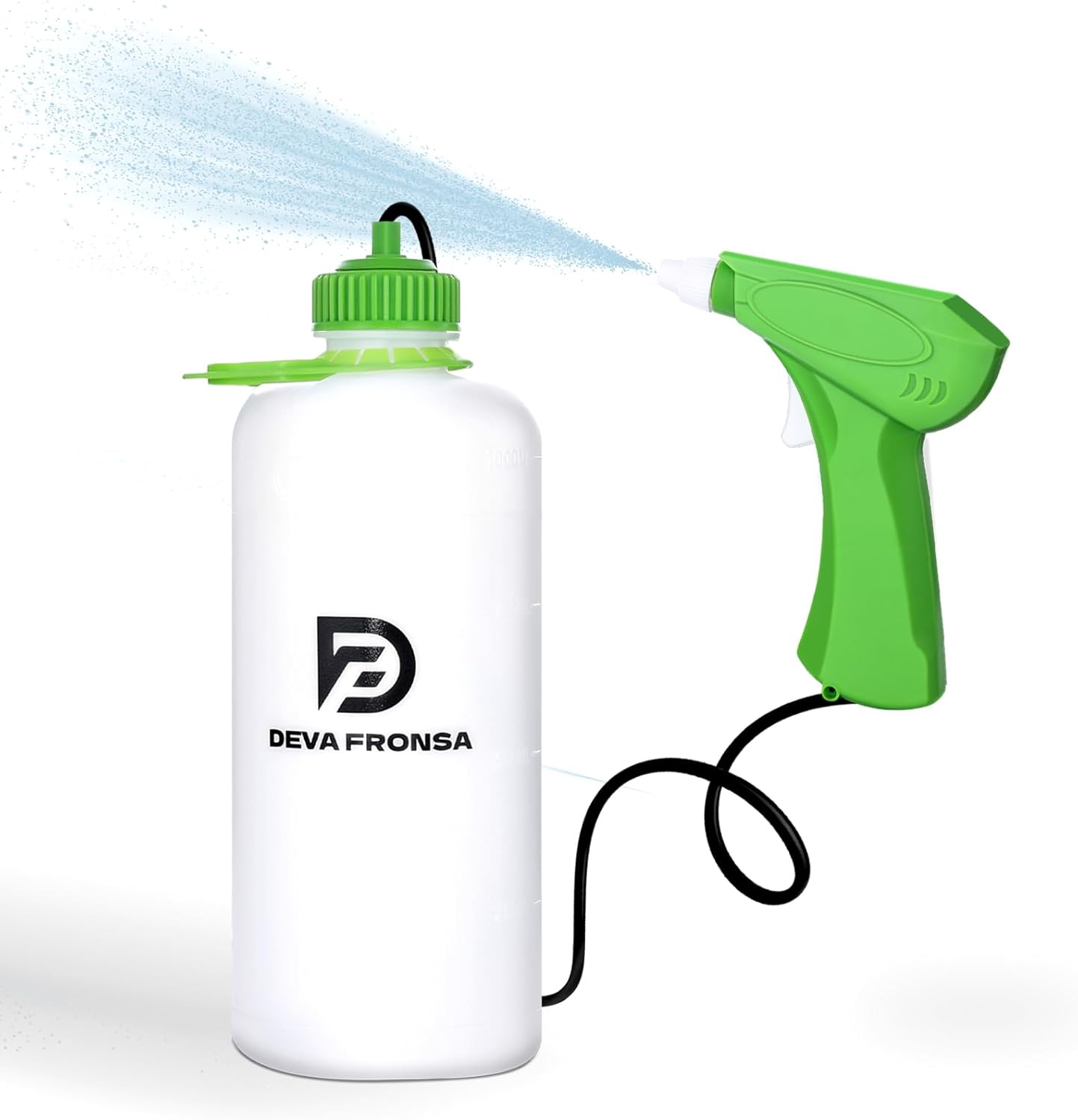 DF Pulverizador Elétrico de 1 Litro, Compressão Automática, Regador para Jardinagem Doméstica com Bico Ajustável, Pulverização Contínua, Portátil 1 DF Pulverizador Eletrico de 1 Litro Compressao Automatica Regador para