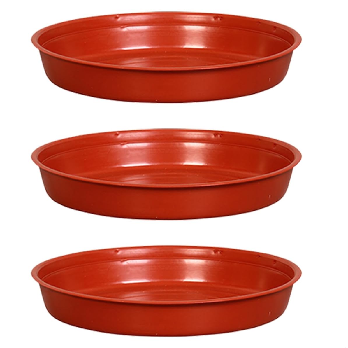 Kit 3 Pratos para Vaso Redondo 22x34cm Home Gourmet –