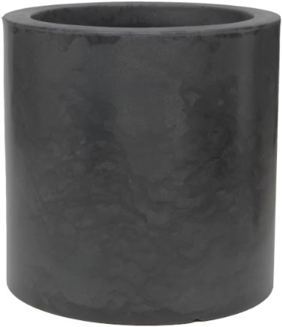 Vaso Cilindro 50 X 50 Cm Antique Preto Vasart Cilindro