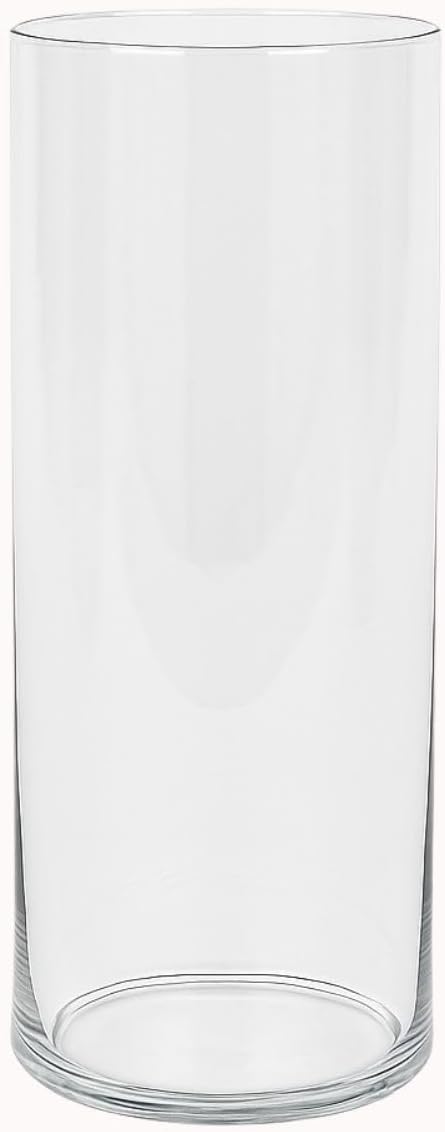 Vaso de Vidro Transparente Decorativo para Flores Plantas e Arranjos