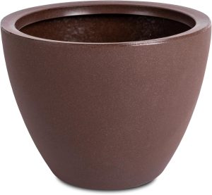 VASO POLIETILENO CONE BAIXO N°28 P/PLANTAS E JARDINS DECORATIVO (ARGILA)