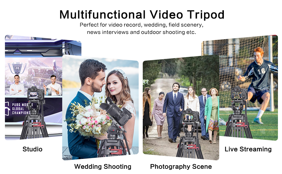 Tripé de vídeo para fotografia