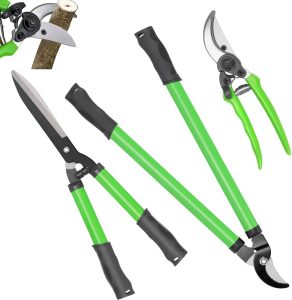 Tesoura de Poda, Tesoura Poda, Tesoura de Jardinagem, Conjunto de Três Tesouras de Poda