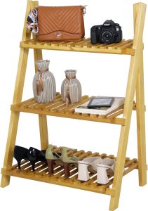 ESTANTE MULTIUSO 3 NIVEIS EM MADEIRA ECOBEL