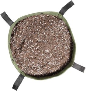 Vaso De Feltro Com Alças 80 Litros Plantas Indoor - King Pot (Verde)