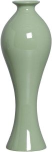 Vaso Verde Decoração de Cerâmica para Sala Califórnia G