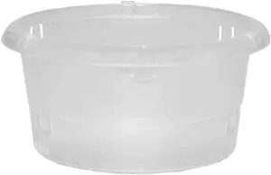 VASO PARA ORQUIDEA N.19 TRANSPARENTE - UN