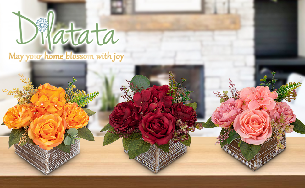 arranjo de flores rústico