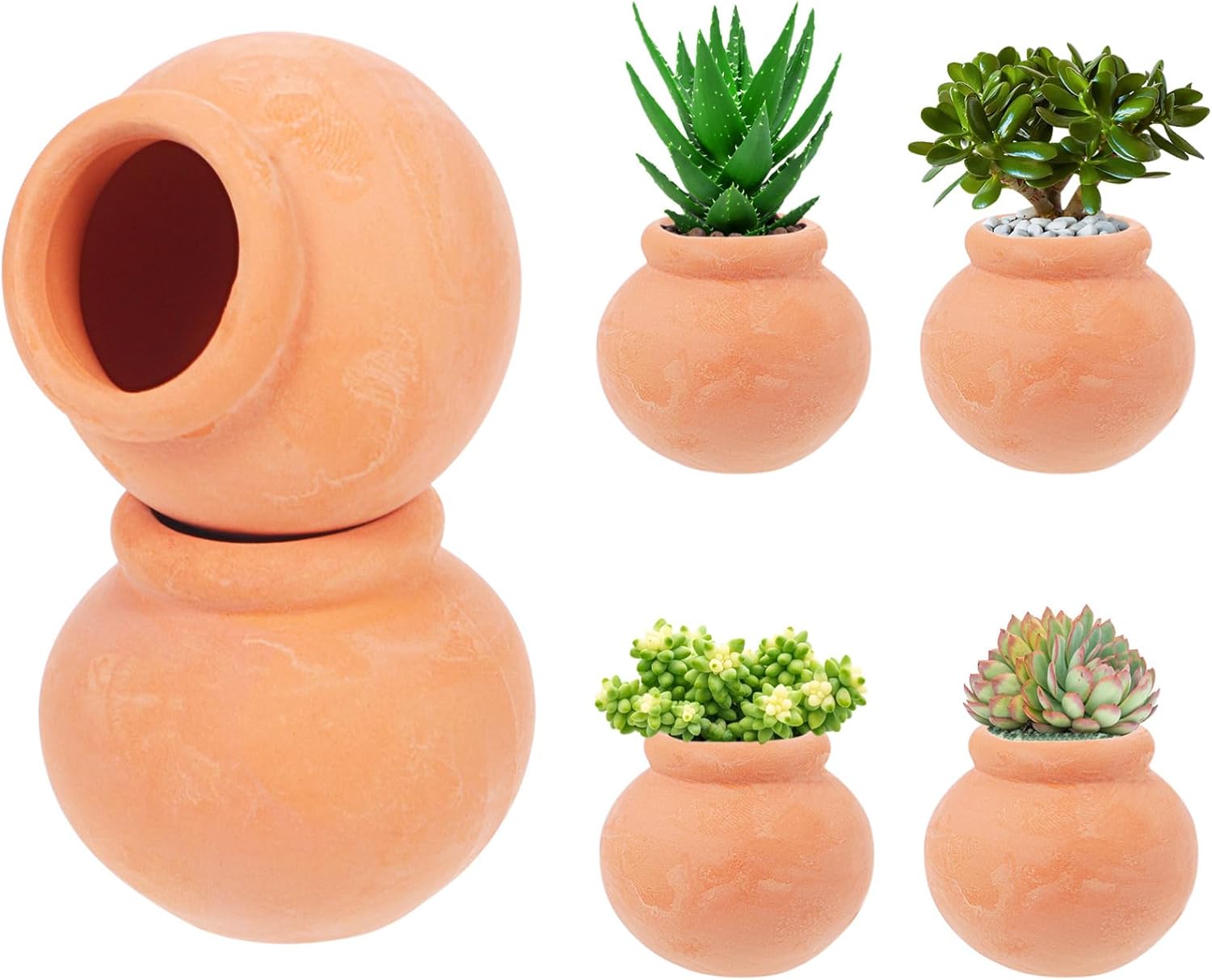 Abaodam 6 Pecas Pequenos Mini Vasos De Barro Vasos De