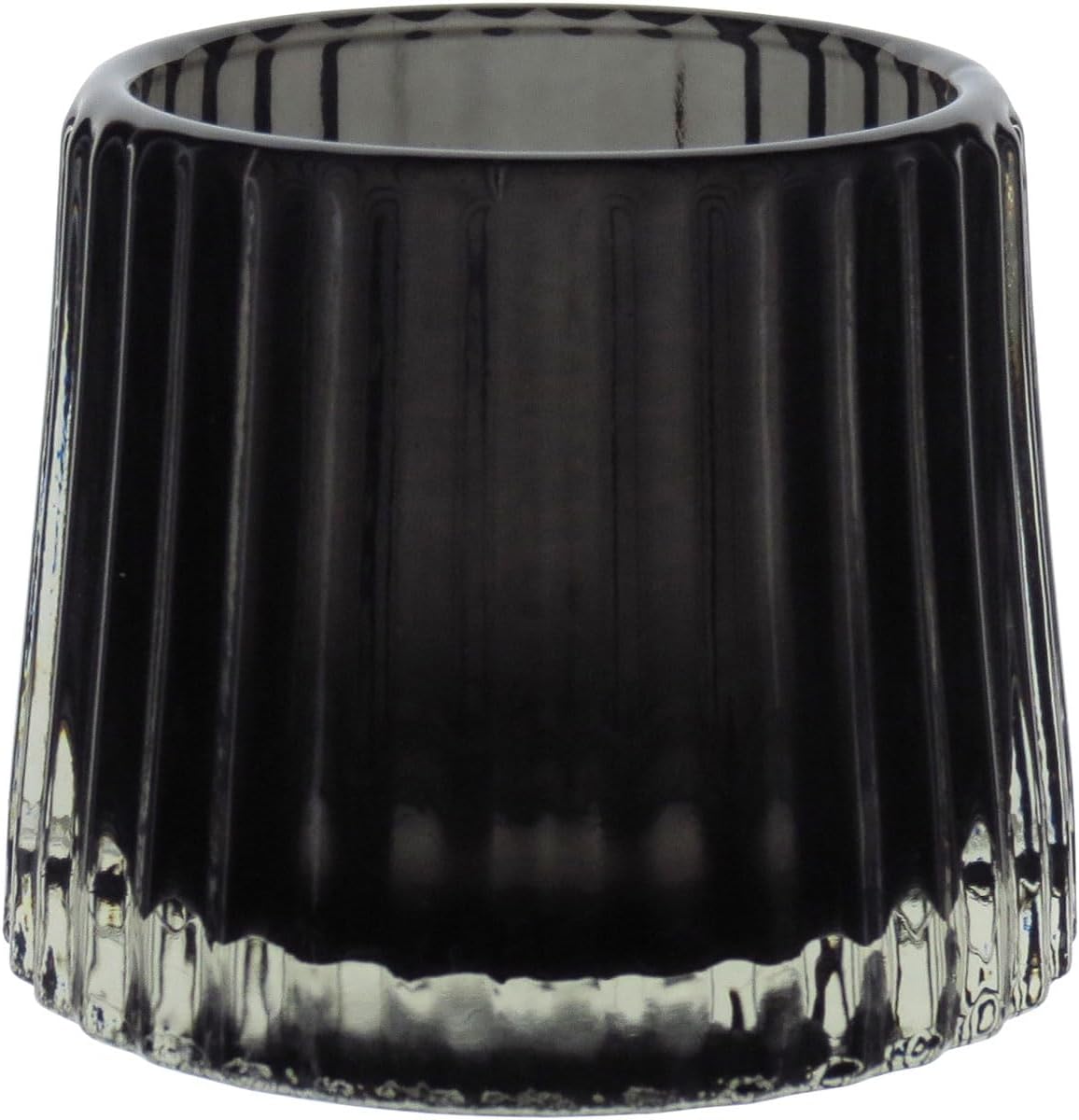 CASTICAL PORTA VELA DECORATIVO HOMECO VIDRO 8x7x7cm FUME