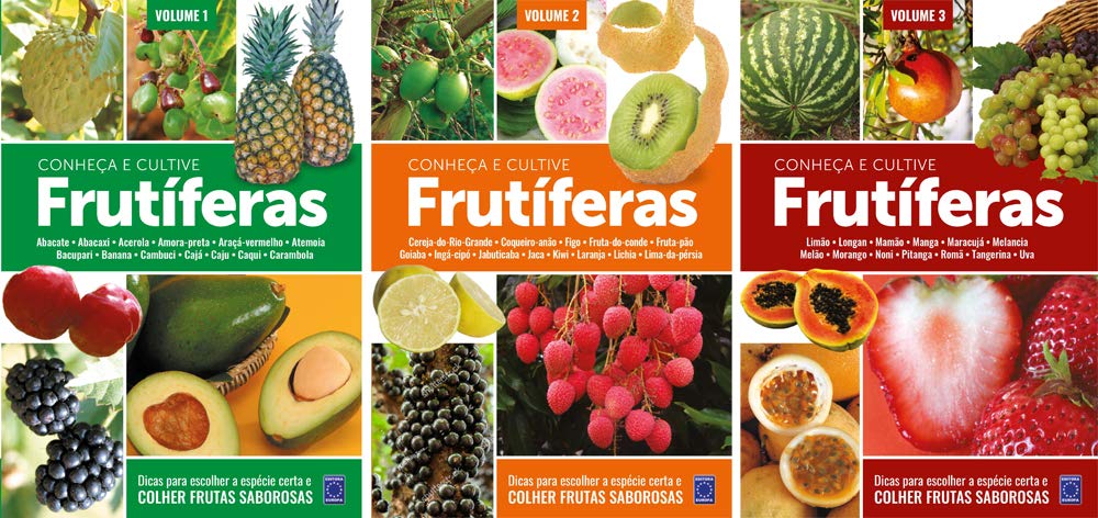 Frutiferas Conheca e Cultive Colecao 3 Volumes