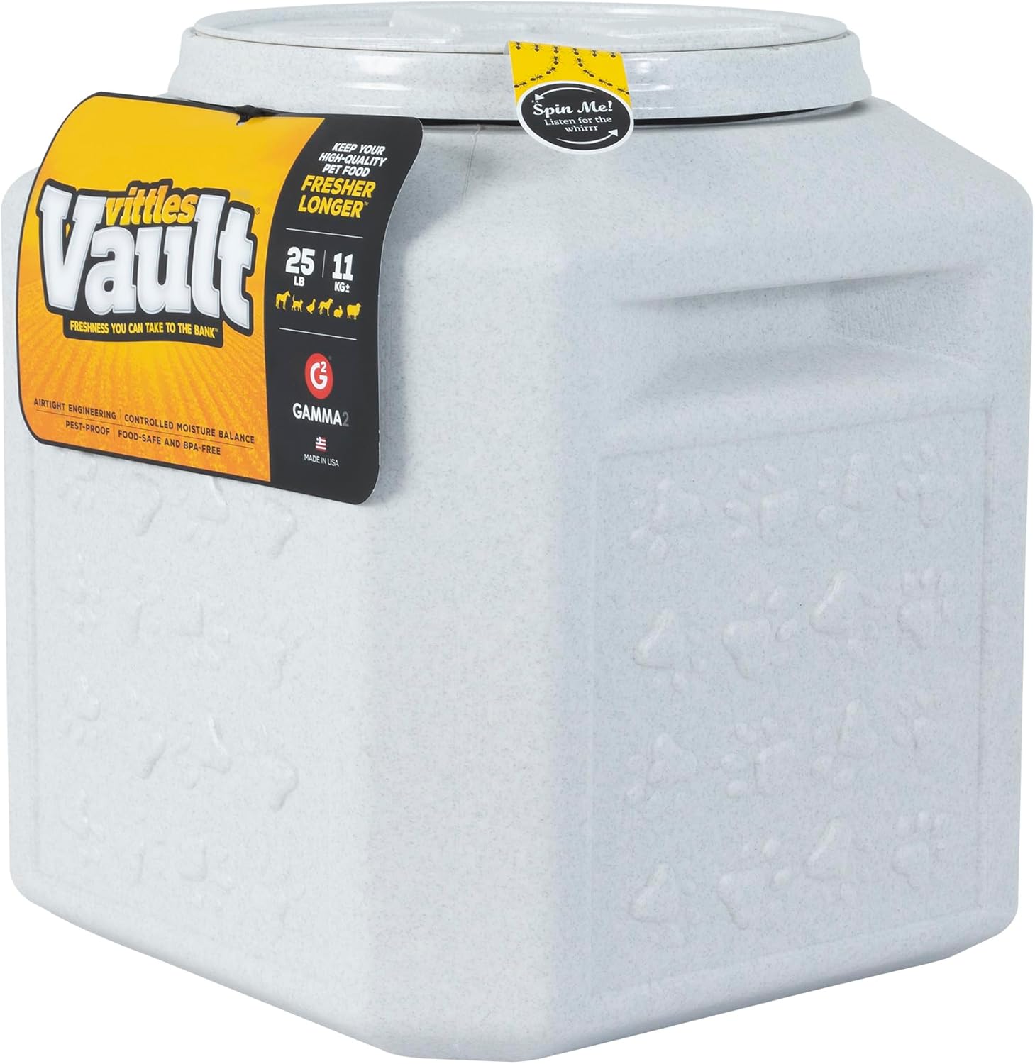 Gamma2 Recipiente de armazenamento de racao para caes Vittles Vault