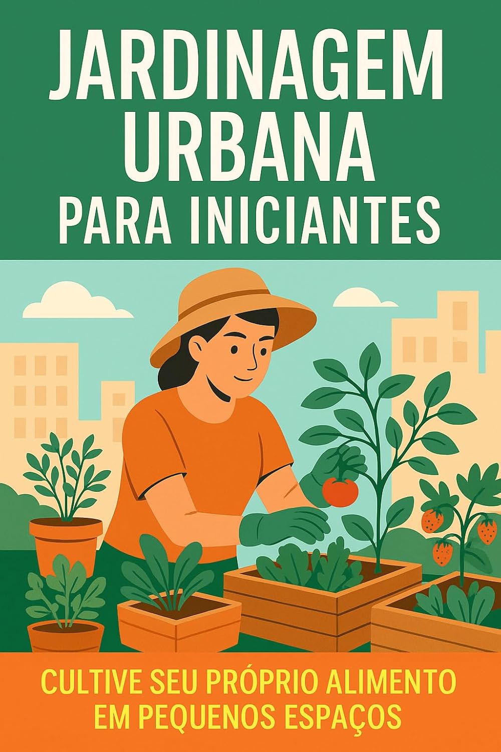 Jardinagem urbana para iniciantes Cultive seu proprio alimento em pequenos