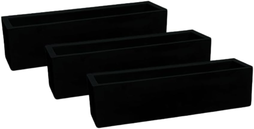 KIT 3 Vasos Para Plantas Jardineira Polietileno Cachepot Floreira 57cm