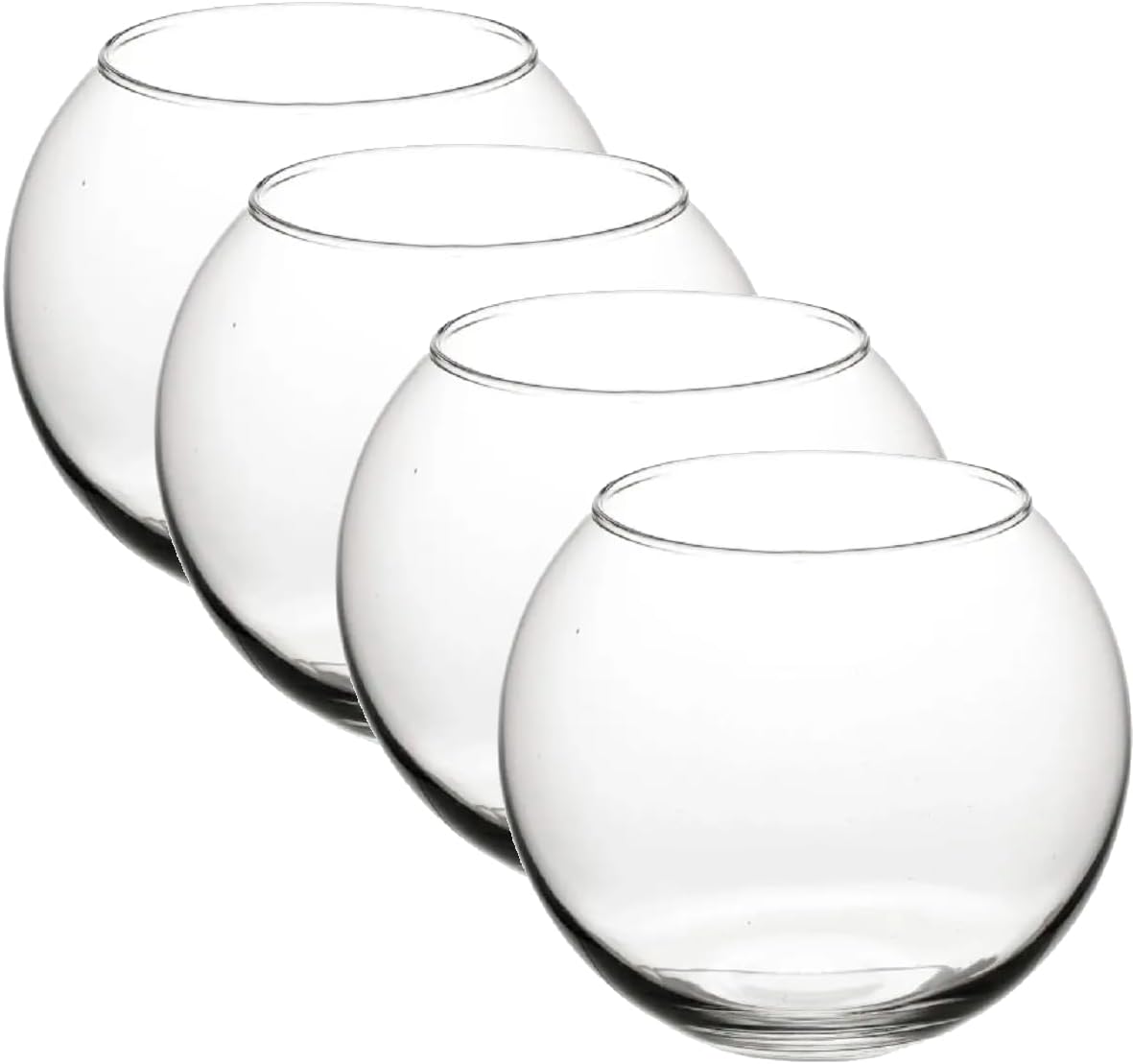 Kit Vasos de Vidro Decorativo Para Plantas 6cm