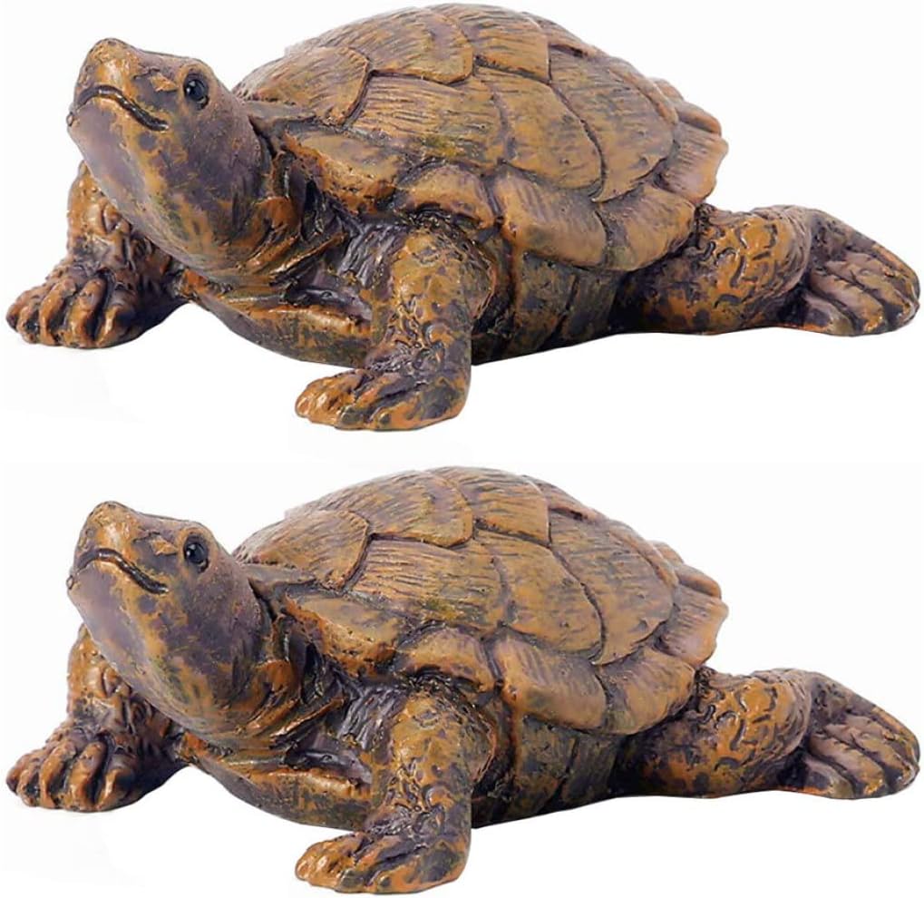 Paisagem de jardim de tartaruga estatueta de tartaruga marinha 2