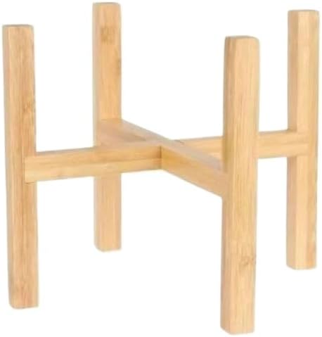 Suporte Cachepot de Chão em madeira para Vaso de Plantas (G) 1 Suporte Cachepot de Chao em madeira para Vaso de Plantas