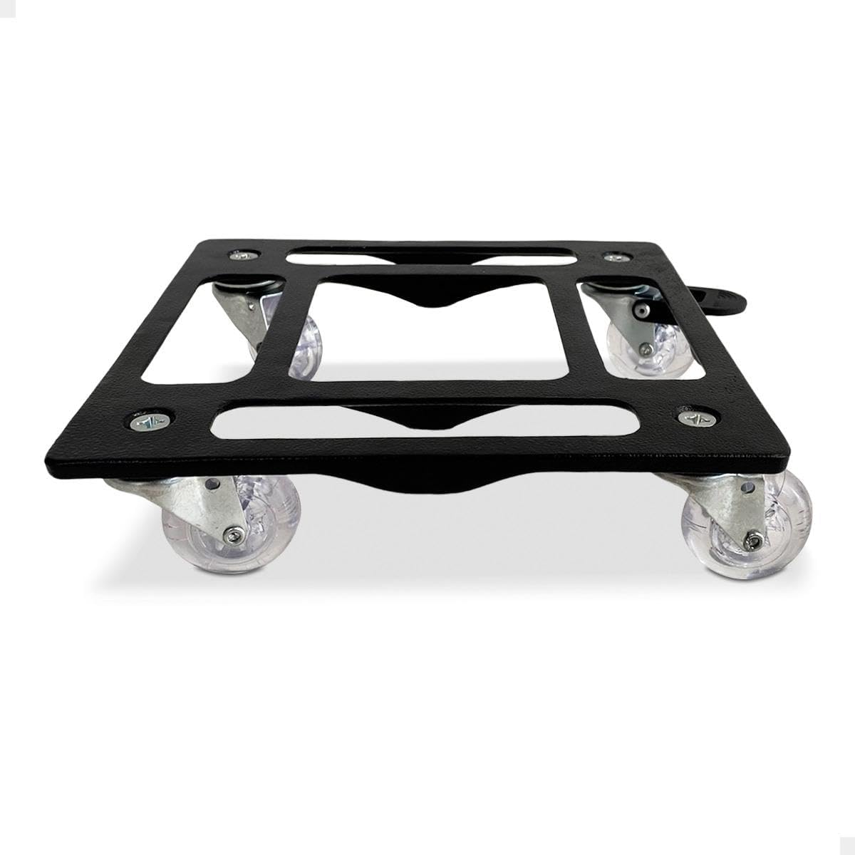 Suporte De Vaso Rodizio Com Rodas Gel 25cm Aluminio Fundido