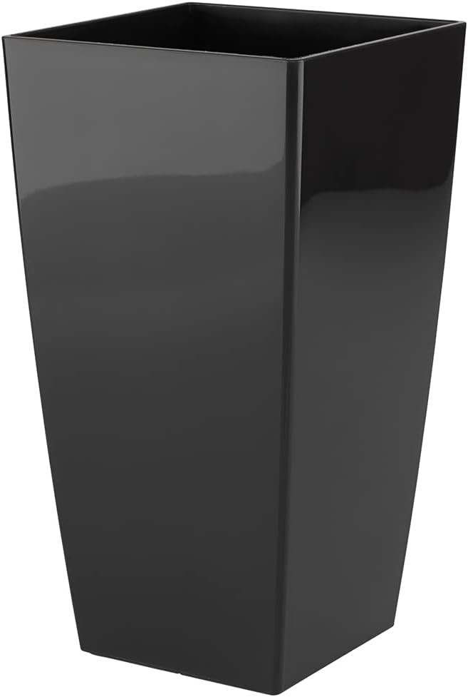 Vasart Piza Vaso de Flores Preto 14x26cm 1 Unidad