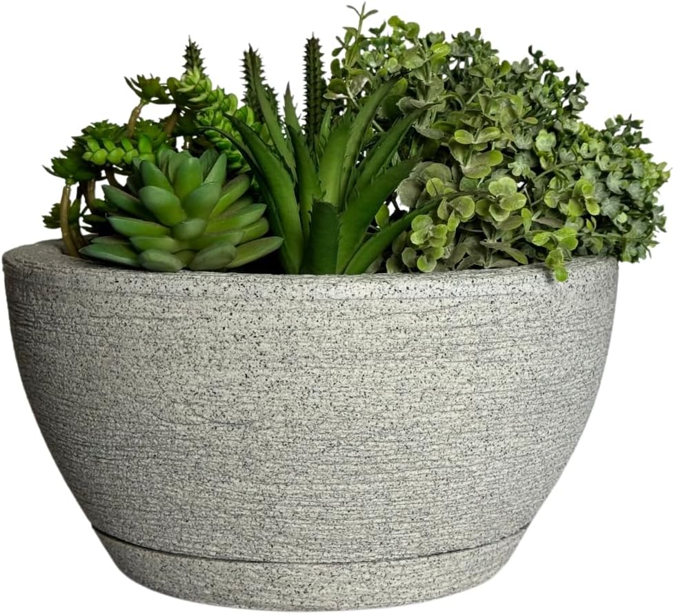 Vaso Bacia Cuia Pplantas Decorativa Luxo Terrario Jardim Cprato Branco