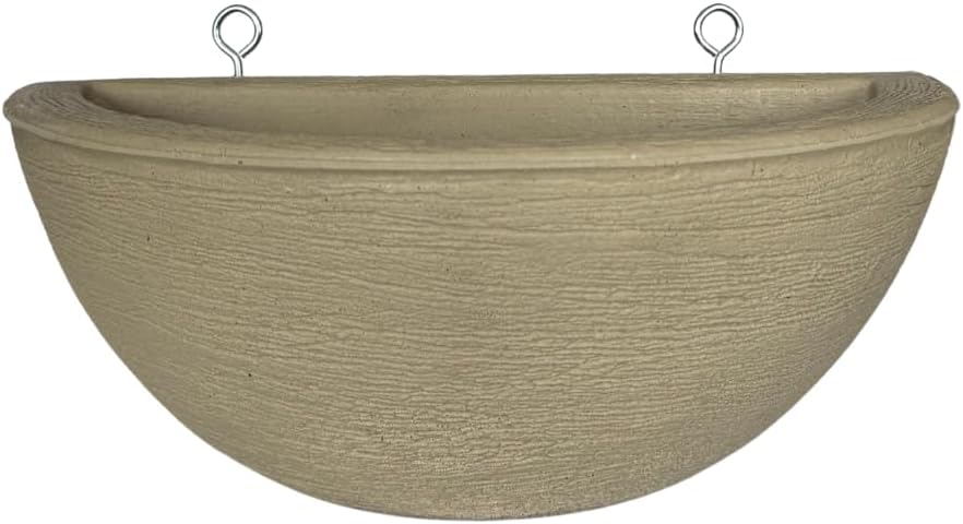 Vaso Grande Parede Cuia Polietileno Pplantas Jardim Varanda Areia