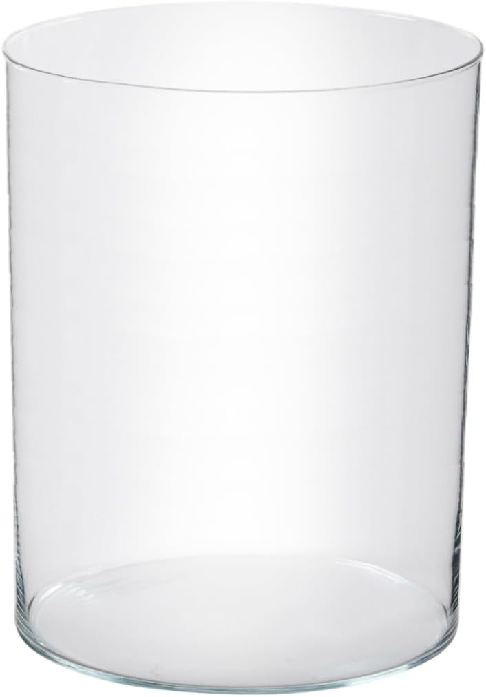 Vaso Tubo De Vidro 15x30cm Para Terrário Plantas Flores E Decoração 1 Vaso Tubo De Vidro 15x30cm Para Terrario Plantas Flores E